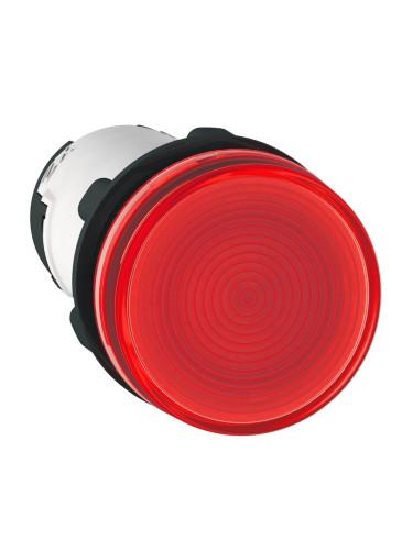 Индикаторна лампа, глим, XB7EV64P, 220VAC, червена, ф22mm