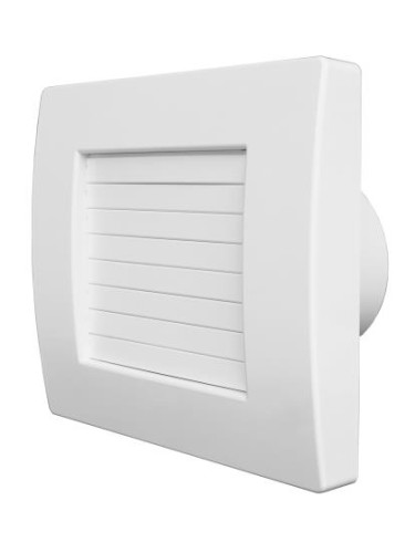 Вентилатор за баня ММ100-UE с автоматични жалузи, ф100mm, 220VAC, 5.5W, 85m3/h, бял