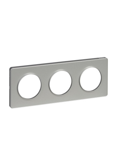 Декоративна рамка, тройна, алуминий, ABS, S530806