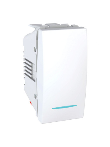 Електрически ключ сх.6 девиаторен, 10A, 250VAC, за вграждане, бял, MGU3.103.18N