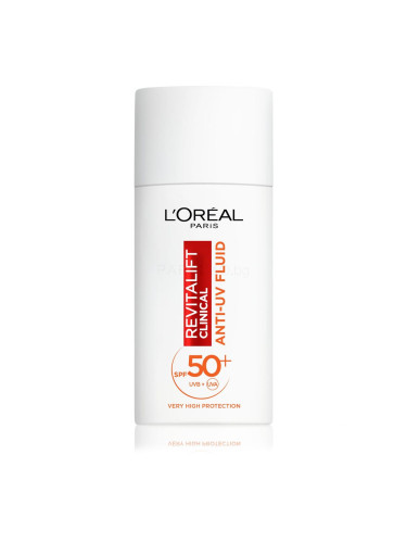 L'Oréal Paris Revitalift Clinical Anti-UV Fluid SPF50+ Дневен крем за лице за жени 50 ml