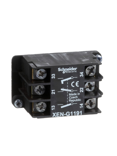 Контактен блок XENG1191, 3A/240VAC, 2xNO+NC