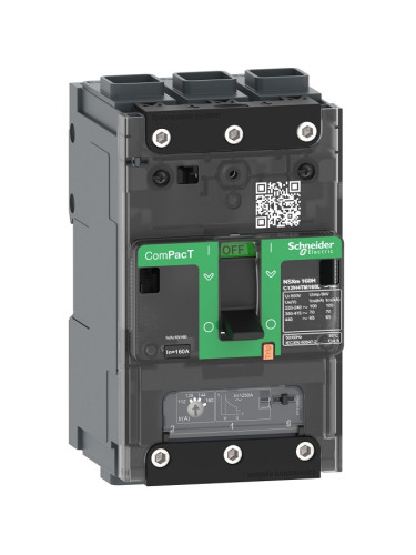 Автоматичен прекъсвач C12F3TM160L, 3P, 160А, 690VAC, Everlink