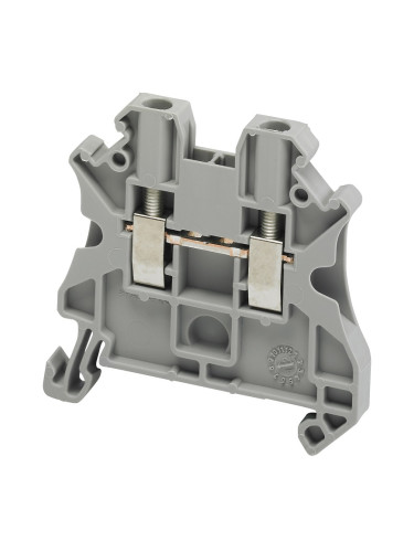 Редова клема, едноредова, NSYTRV22, 2.5mm2, 24A, 1kV, сива