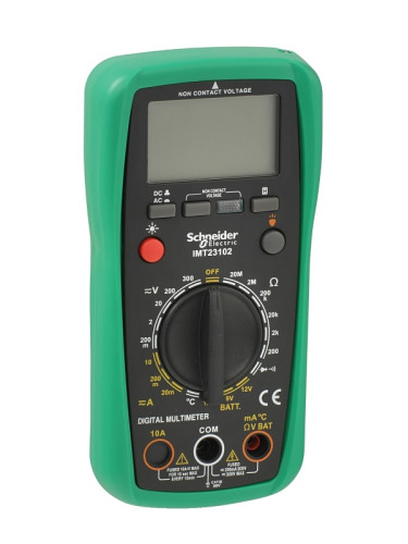 Мултицет IMT23202 Thorsman - Дигитален, LCD (1999), Vdc, Vac, Adc, Ohm, °C, NCV, SCHNEIDER ELECTRIC