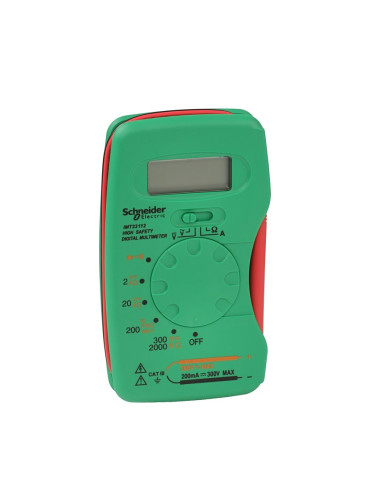 Мултицет IMT23212 Thorsman - Джобен, LCD(2000), Vdc/Vac/Adc/Ohm, SCHNEIDER ELECTRIC