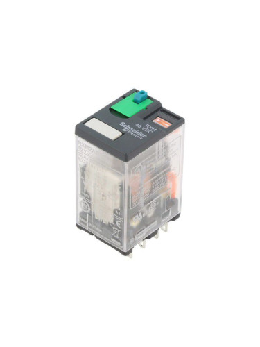 Електромагнитно реле RXM2AB1ED, бобина 48VDC, 12A, 250VAC/28VDC, DPDT, 2xNO+2xNC