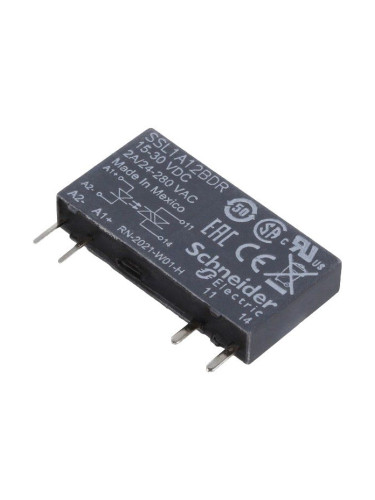 Солид стейт реле SSL1A12BDR, полупроводниково, 15~30VDC, товароносимост 2A/280VAC