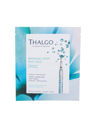 Thalgo Shot Mask Thirst Quenching Маска за лице за жени 20 ml
