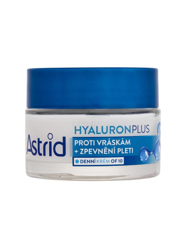 Astrid Hyaluron 3D Antiwrinkle & Firming Day Cream SPF10 Дневен крем за лице за жени 50 ml