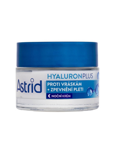 Astrid Hyaluron 3D Antiwrinkle & Firming Night Cream Нощен крем за лице за жени 50 ml