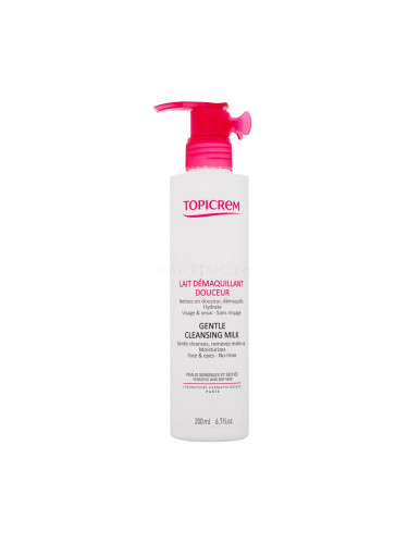 Topicrem HYDRA+ Gentle Cleansing Milk Тоалетно мляко 200 ml