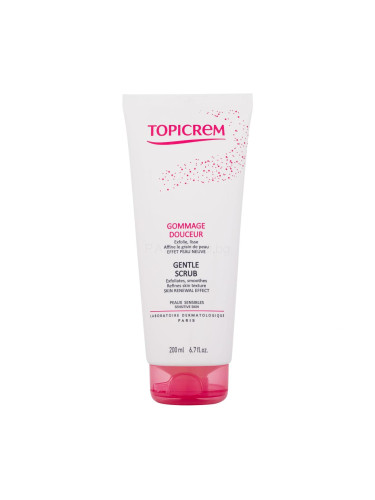 Topicrem Ultra-Moisturizing Gentle Scrub Ексфолиант за тяло за жени 200 ml