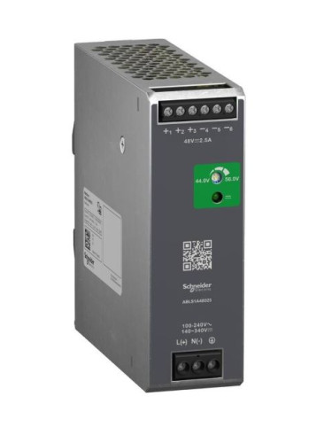 Захранване, за DIN шина, 240VAC, 48VDC, 2.5A, 120W, IP20, ABLS1A48025