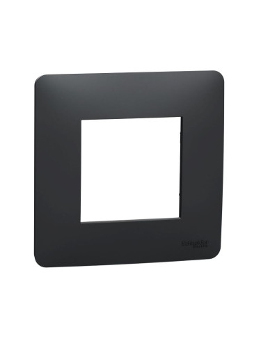 Рамка, едно гнездо, цвят антрацит, New Unica, Schneider Electric, NU200254