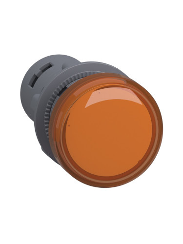 Индикаторна лампа, LED, XA2EVM5LC, 230VAC, оранжева, отвор ф22mm