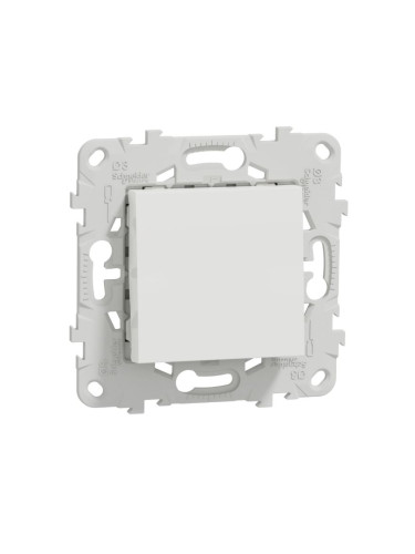 Електрически ключ сх.6 девиаторен, 10A, 250VAC, за вграждане, бял, New Unica, NU520318