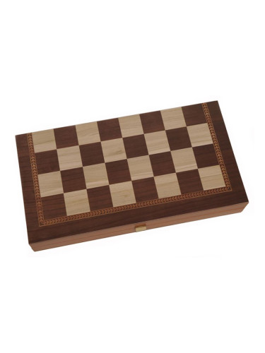  Комплект шах и табла Manopoulos - Цвят венге, 48 x 26 cm