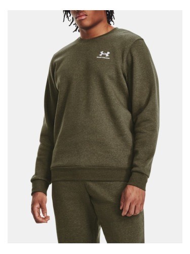 Under Armour UA Essential Fleece Crew Sweatshirt Zelen