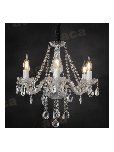 ACA LIGHTING BLK80416PCC GLADIOLO