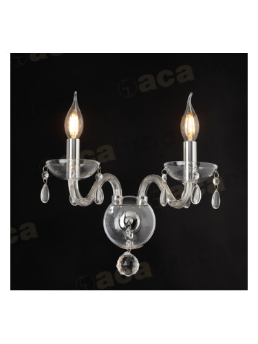 ACA LIGHTING BLK82042WCC TULIA