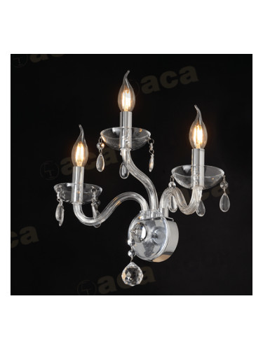 ACA LIGHTING BLK82043WCC TULIA