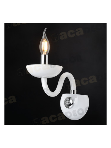 ACA LIGHTING BLK82181WWC LUNARIA
