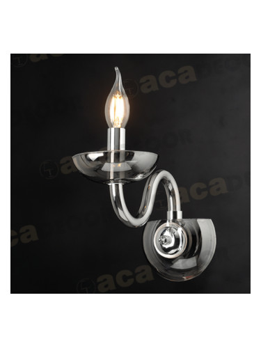 ACA LIGHTING BLK82181WSGC LUNARIA