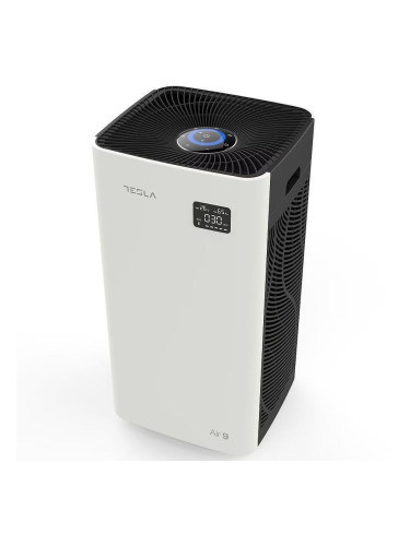 Пречиствател за въздух Tesla Tara9, CADR 800 м3/ч, Сензор за качество на въздуха, Режим на заспиване, Таймер, Филтър HEPA+Carbon Activ+Catalyst, Отст
