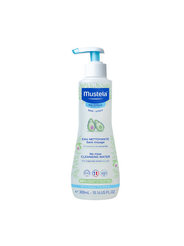 Mustela Мицеларна вода за бебета и деца с авокадо без изплакване 300 ml