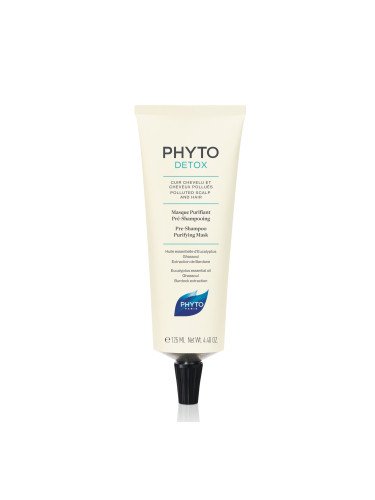 Phyto Phytodetox Почистваща маска за коса с детокс ефект 125 ml