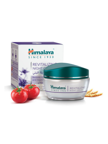 Възстановяващ нощен крем за лице, Himalaya Wellness, 50 g