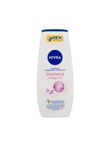 Nivea Diamond & Argan Oil Душ гел за жени 250 ml