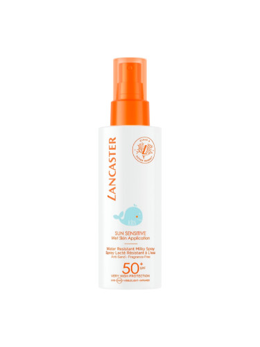 LANCASTER Sun Sensitive Kids Milky Spray SPF 50 + Слънцезащитен продукт унисекс 150ml