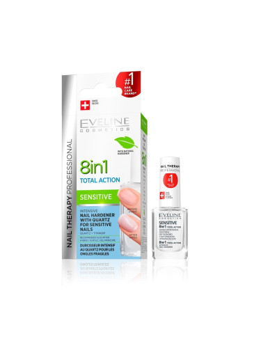 EVELINE Nails Total Action Sensitive Продукт за нокти-др,  12ml
