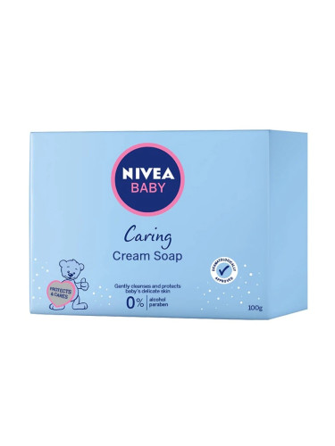 NIVEA Baby Нежен подхранващ крем сапун Сапун унисекс 100gr