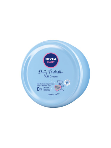 NIVEA Baby Нежен бебешки крем Крем за тяло унисекс 200ml