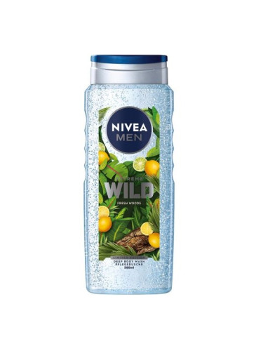 NIVEA MEN Душ-гел Extreme Wild Fresh Woods Душ гел мъжки 500ml