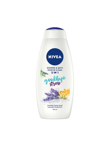 NIVEA Душ-гел и пяна за вана 2в1 Good-bye Stress Пяна за тяло дамски 750ml