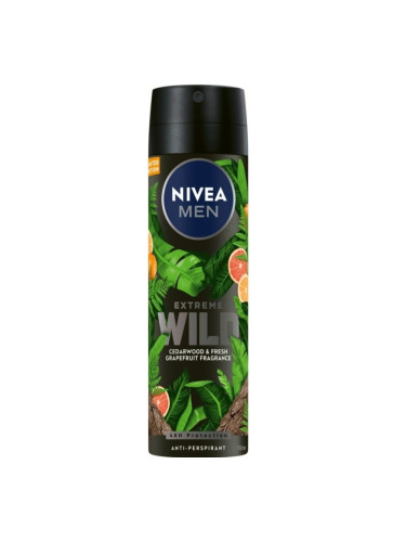 NIVEA MEN Deo Спрей мъжки Extreme Wild Cedarwood & Grapefruit Део спрей мъжки 150ml