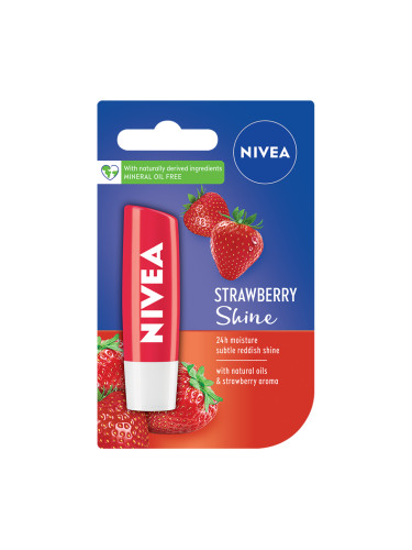 NIVEA Балсам за устни Strawberry Shine Балсам за устни  4,8gr