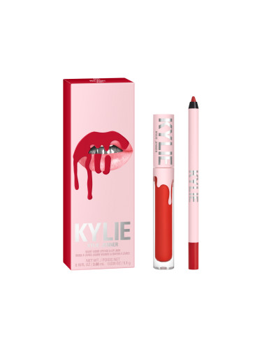 KYLIE COSMETICS Velvet Lip Kit - Liquid Lipstick & Lip Liner  Течно червило  4,25gr