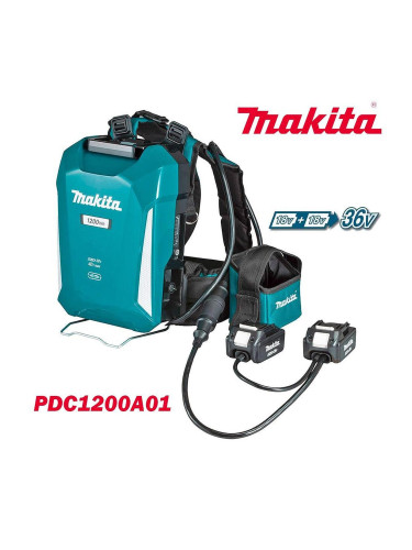 Раница адапторна, захранваща, Makita PDC1200A01, 18+18V, 33.5Ah, Li-ion