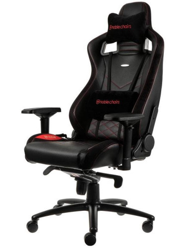  Гейминг стол noblechairs - EPIC, черен/червен