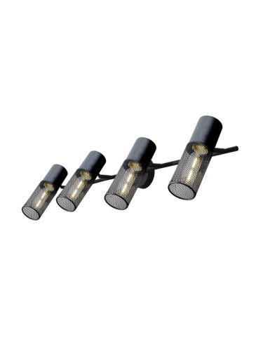 ACA LIGHTING OD604S84BK ALCATRAZ