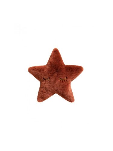 Плюшена звезда - декоративна възглавница