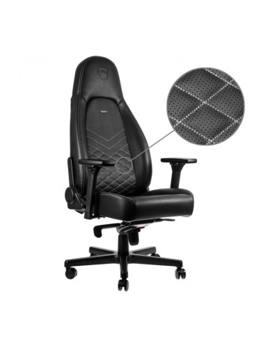  Гейминг стол noblechairs - ICON, черен/бял