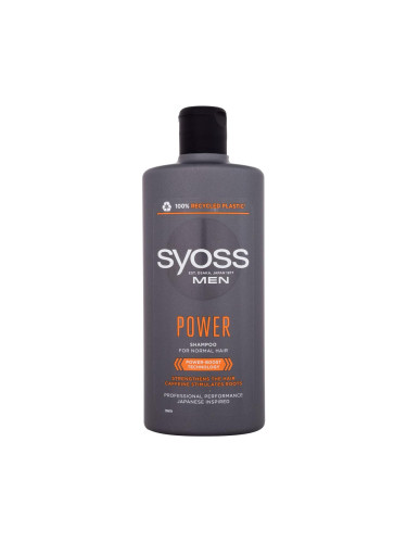 Syoss Men Power Shampoo Шампоан за мъже 440 ml