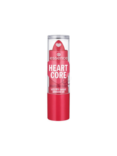 Essence Heart Core Fruity Lip Balm Балсам за устни за жени 3 гр Нюанс 01 Crazy Cherry