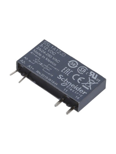 Солид стейт реле SSL1A12JD, полупроводниково, 3~12VDC, товароносимост 2A/280VAC